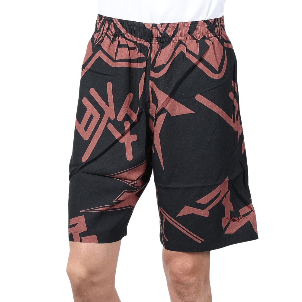 マナスタッシュ（MANASTASH）（メンズ）カタカナ MANALOHA ショーツ 792-4113008 BLACK
