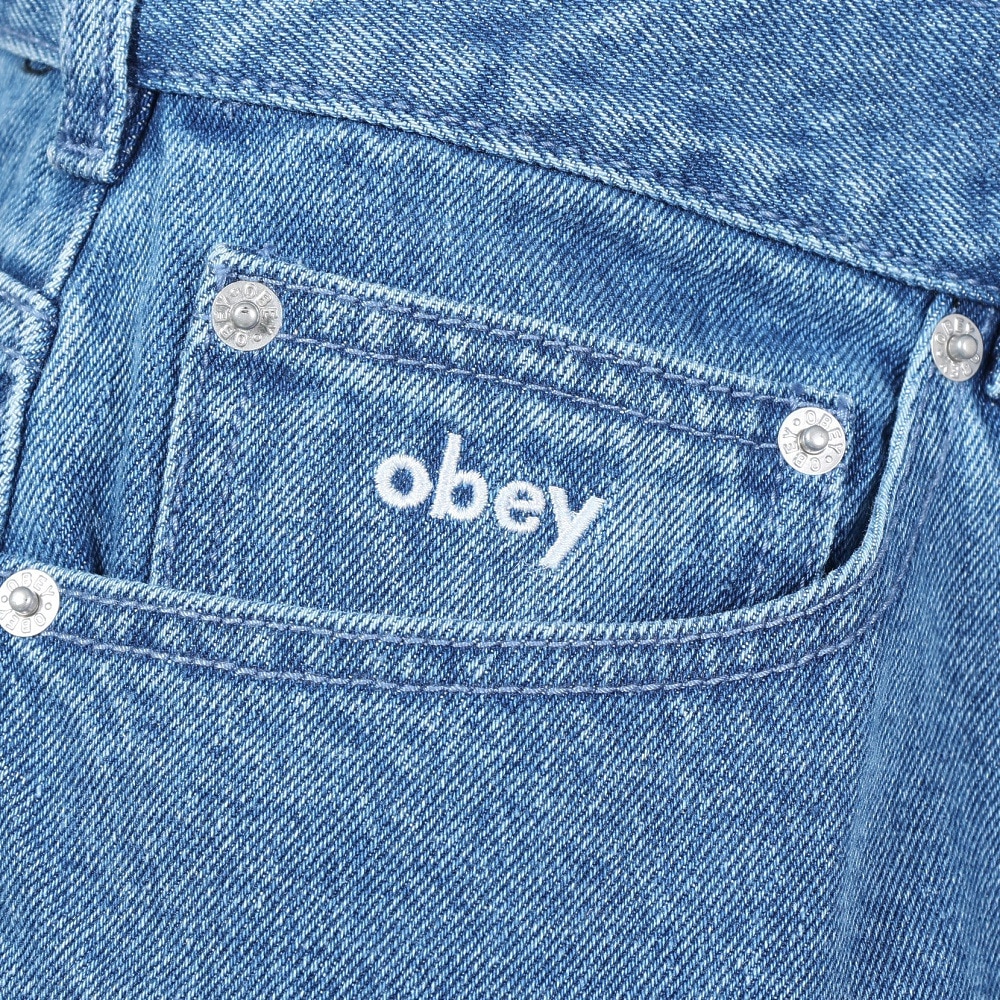 オベイ（OBEY）（メンズ）BIGWIG BAGGY DENIM ショートパンツ 172100090LINO24P