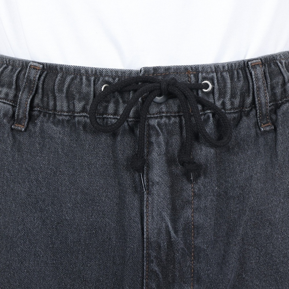 ヤックパック（YAK PAK）（メンズ、レディース）デニム カーゴショーツ 4510012-01 BLK
