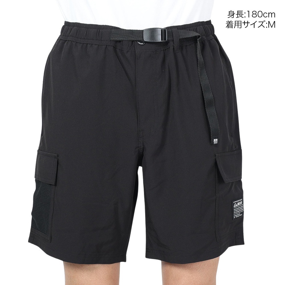 リーフ（REEF）（メンズ）BAJA カーゴ ショーツ RFWKM2407-BLK