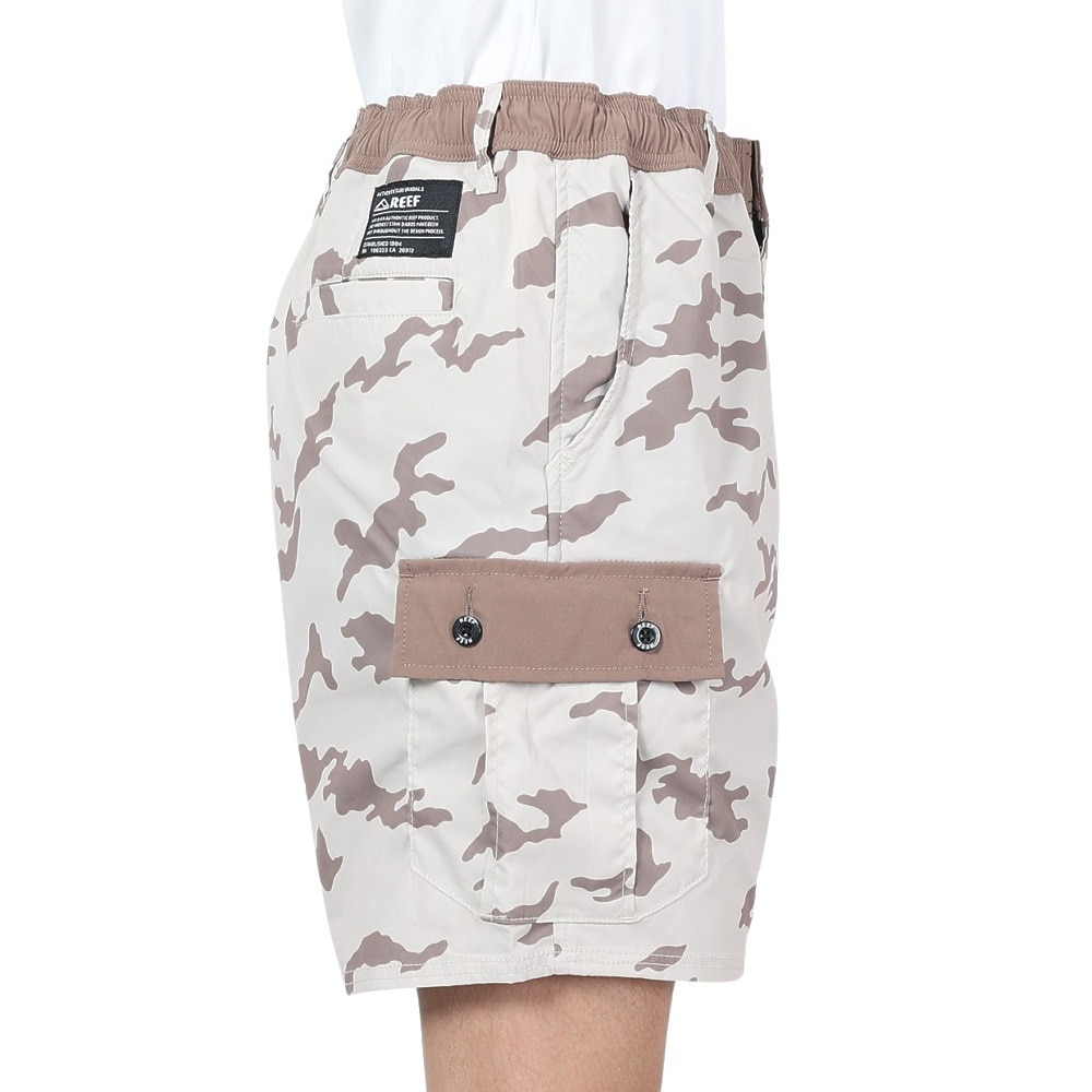 リーフ（REEF）（メンズ）CAMO カーゴ ショーツ RFWSM2405-BEG