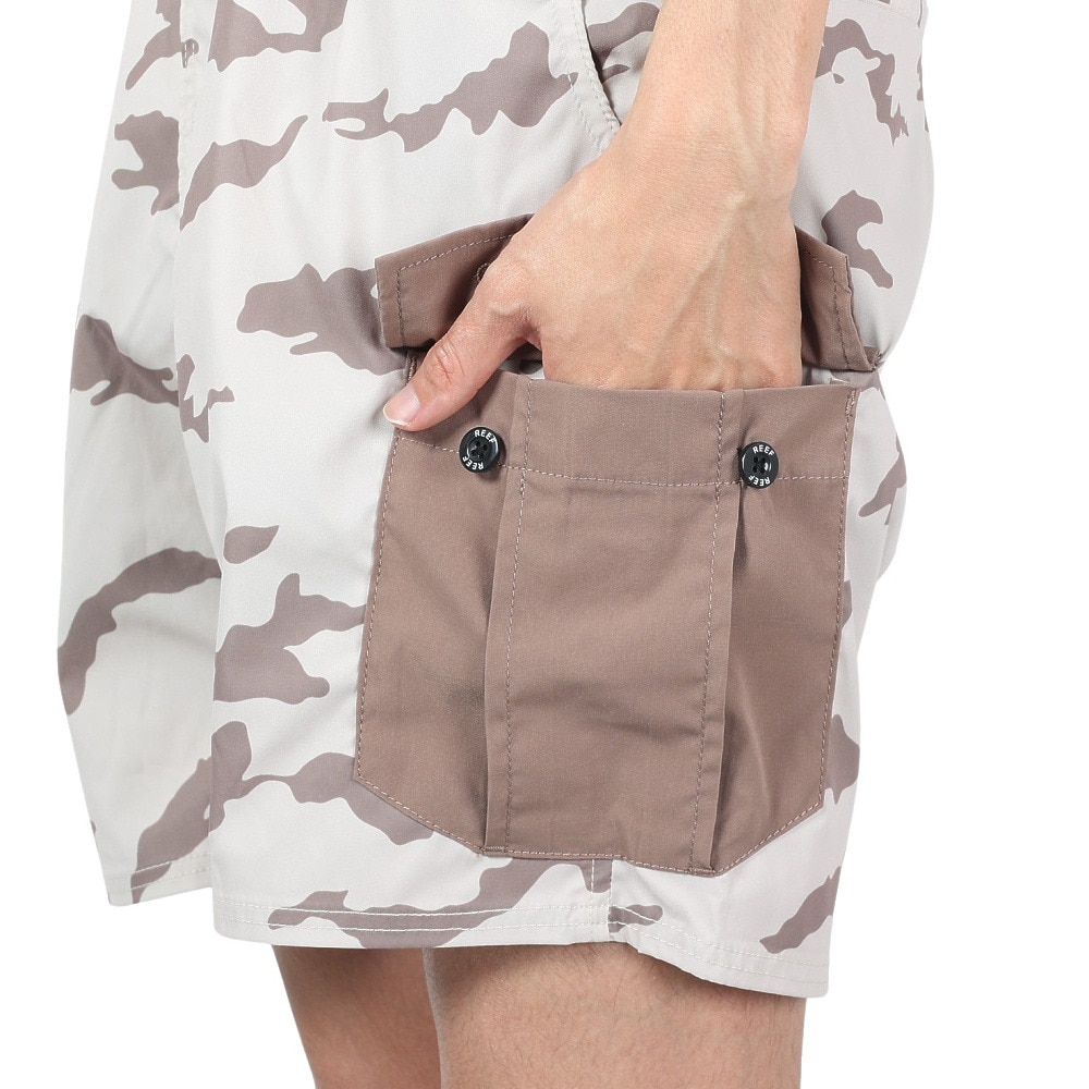リーフ（REEF）（メンズ）CAMO カーゴ ショーツ RFWSM2405-BEG