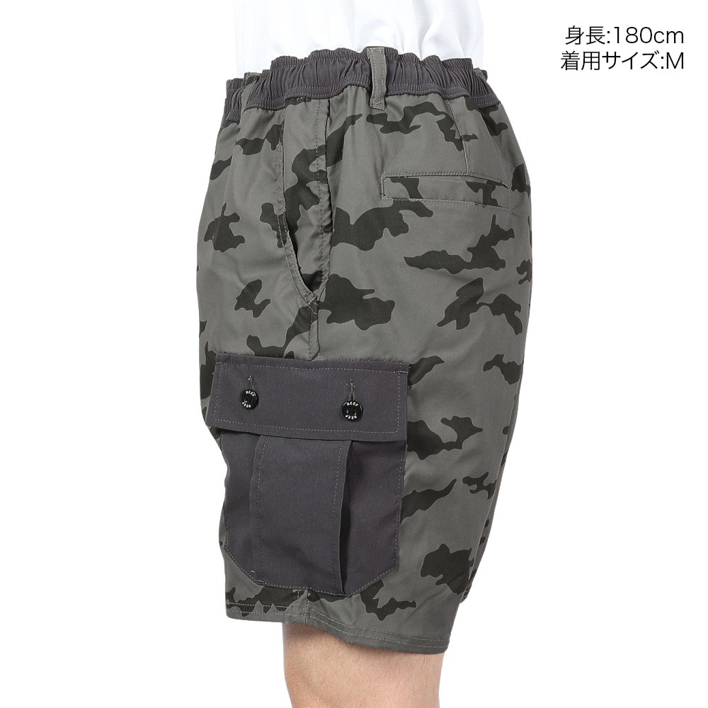 リーフ（REEF）（メンズ）CAMO カーゴ ショーツ RFWSM2405-C.GRY