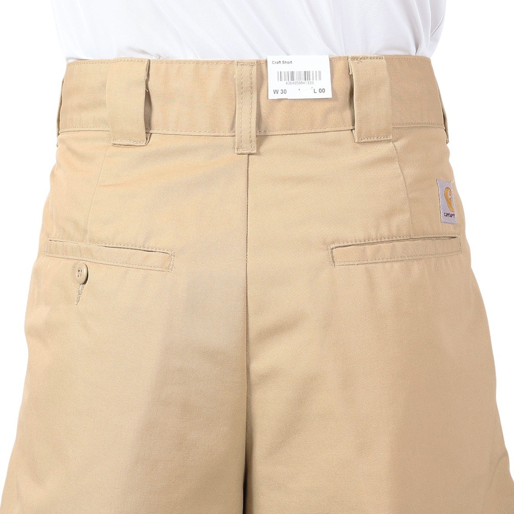 カーハート（CARHARTT）（メンズ）クラフトショーツ ハーフパンツ I0320751YA02