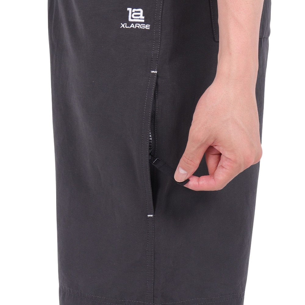 エクストララージ（XLARGE）（メンズ、レディース）サイドポケット ショートパンツ 101242031012-BLACK