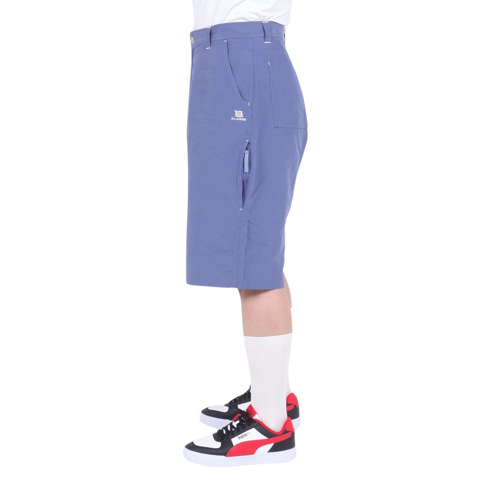 エクストララージ（XLARGE）（メンズ、レディース）サイドポケット ショートパンツ 101242031012-BLUE