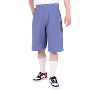 (メンズ、レディース)サイドポケット ショートパンツ 101242031012-BLUE