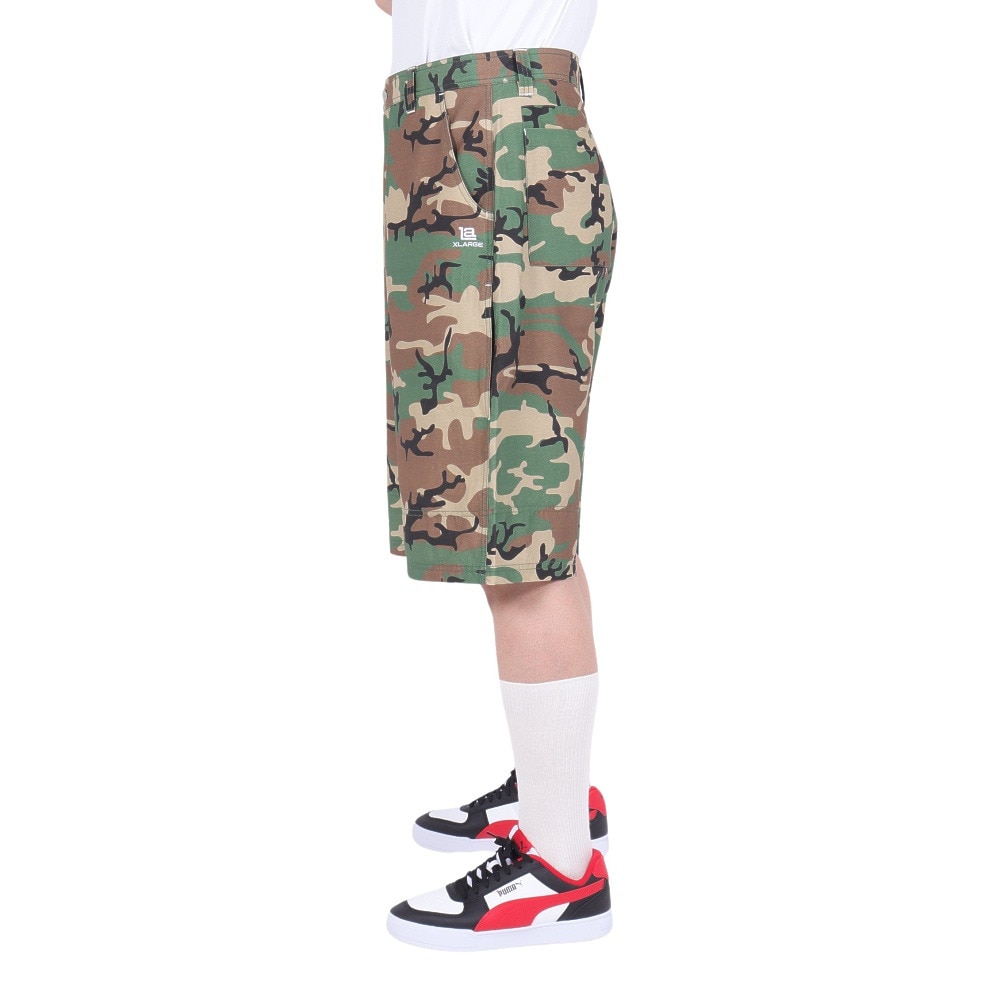 エクストララージ（XLARGE）（メンズ、レディース）サイドポケット ショートパンツ 101242031012-CAMO