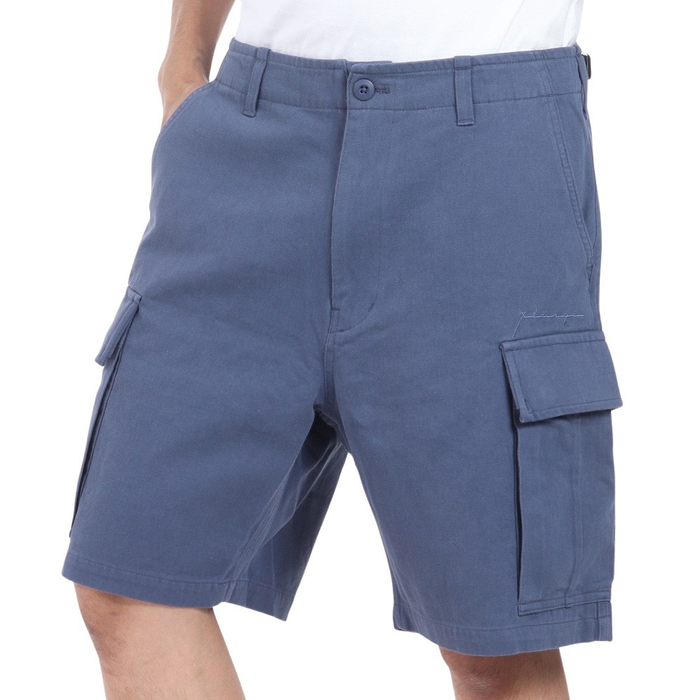 エクストララージ（XLARGE）（メンズ）EMBROIDERED ロゴ カーゴ ショートパンツ 101242031014-BLUE