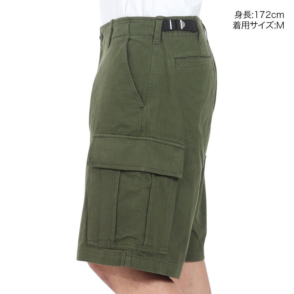 エクストララージ（XLARGE）（メンズ）EMBROIDERED ロゴ カーゴ ショートパンツ 101242031014-OLIVE