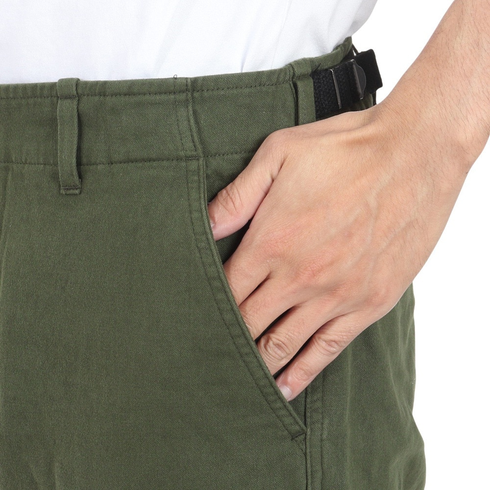 エクストララージ（XLARGE）（メンズ）EMBROIDERED ロゴ カーゴ ショートパンツ 101242031014-OLIVE