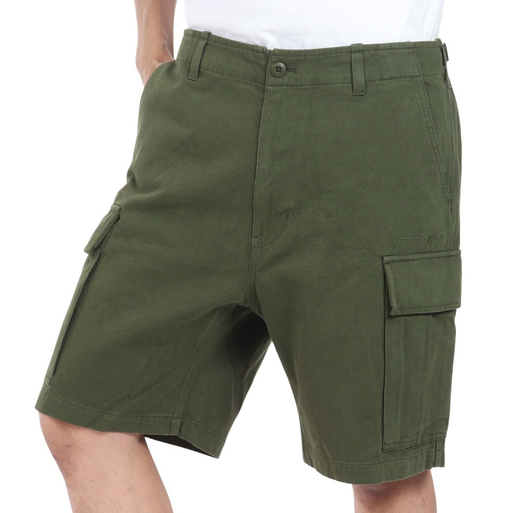 エクストララージ（XLARGE）（メンズ）EMBROIDERED ロゴ カーゴ ショートパンツ 101242031014-OLIVE