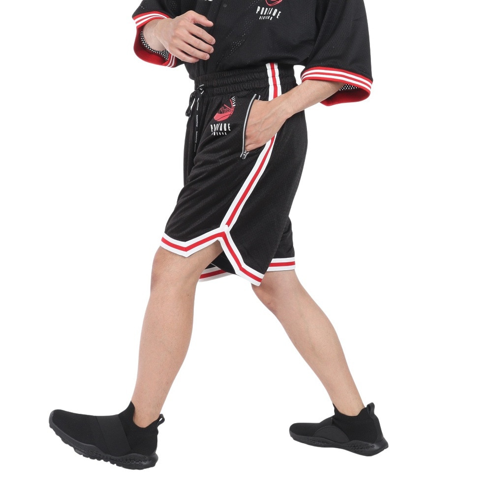 マンハッタンポーテージ（ManhattanPortage）（メンズ）ショートパンツ メッシュ ショーツ SPALDING 24SS-MP-M573 BLK