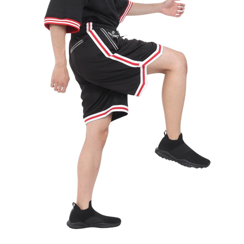 マンハッタンポーテージ（ManhattanPortage）（メンズ）ショートパンツ メッシュ ショーツ SPALDING 24SS-MP-M573 BLK