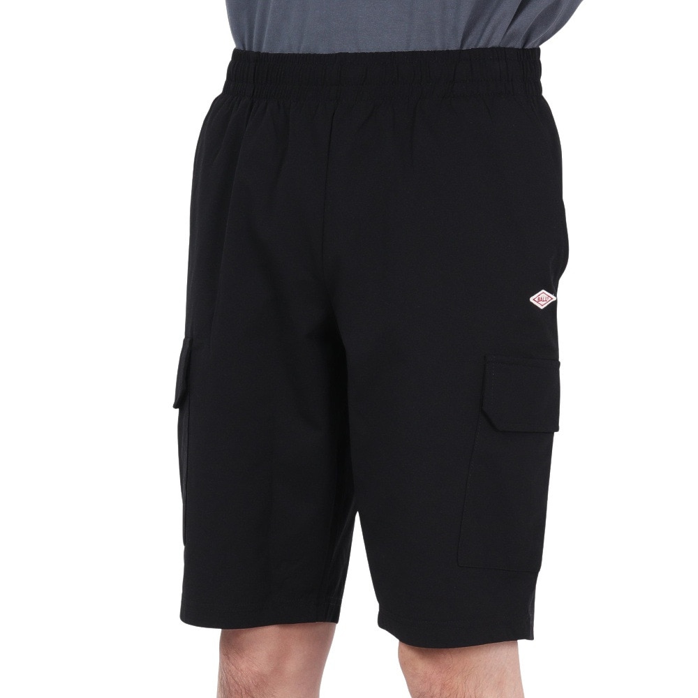BALL（BALL）（メンズ）ストレッチ 天竺カーゴ ショートパンツ 54503-BLK