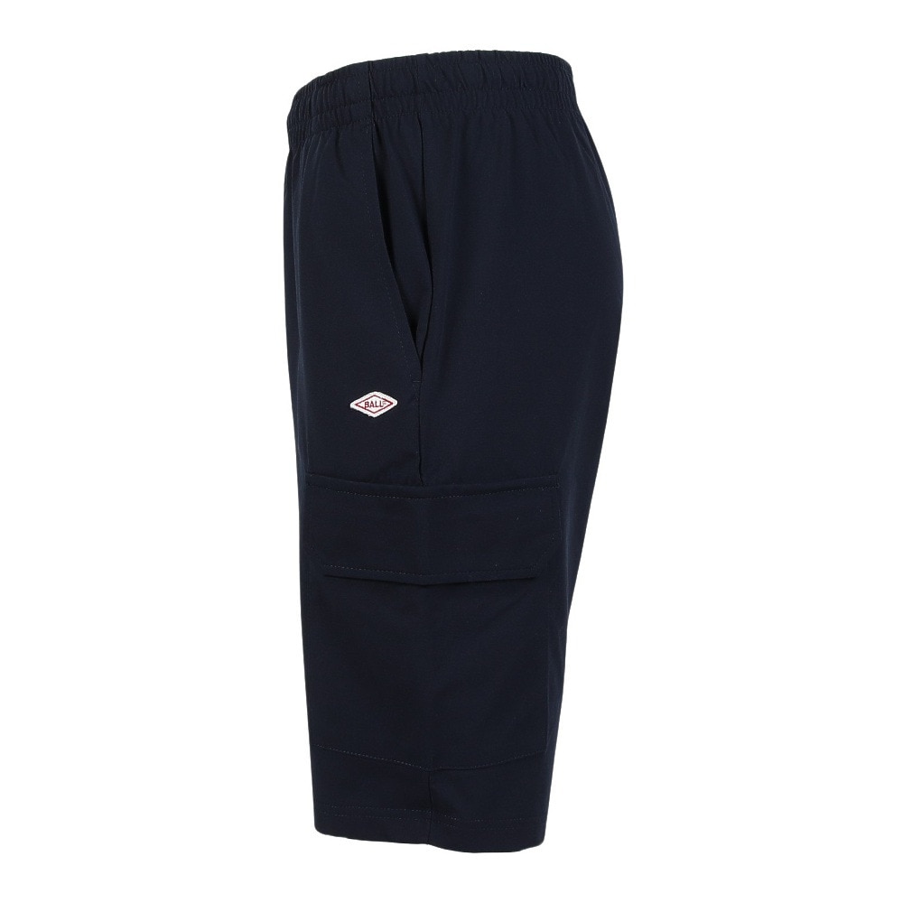 BALL（BALL）（メンズ）ストレッチ 天竺カーゴ ショートパンツ 54503-NVY