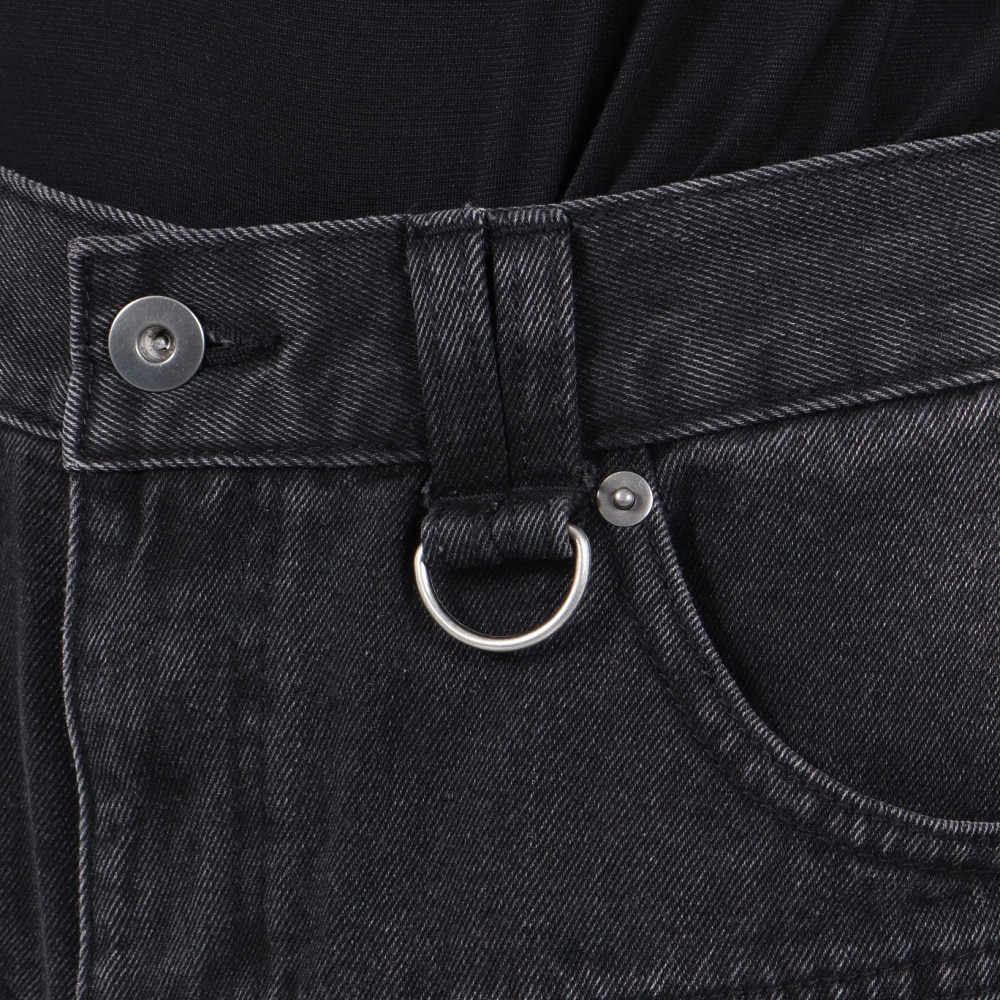 PLES MAKERS（PLES MAKERS）（メンズ）ダブルニーダメージデニムショーツ 25155001-BLK