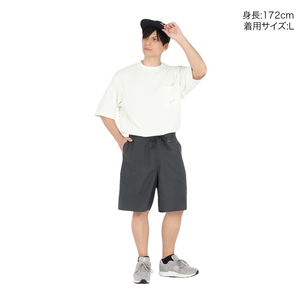 ニューバランス（new balance）（メンズ）Utility Fat カーゴ ショートパンツ 9インチ AMS55081BLK
