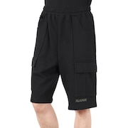 (メンズ)スウェット カーゴ ショートパンツ 101252031006-BLACK