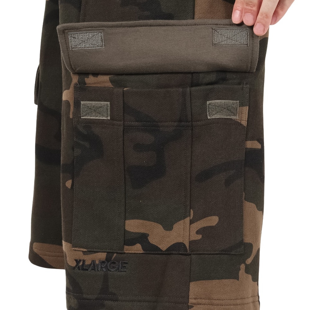 エクストララージ（XLARGE）（メンズ）スウェット カーゴ ショートパンツ 101252031006-CAMO