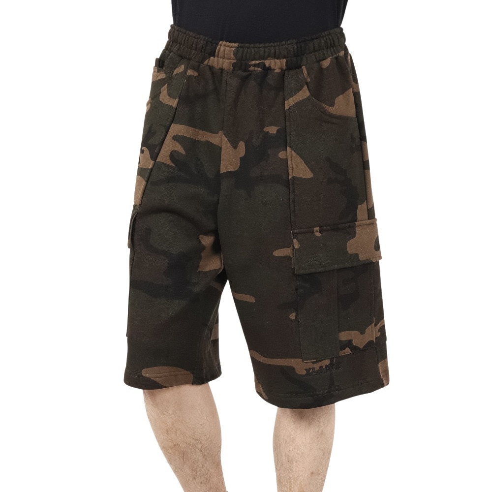 エクストララージ（XLARGE）（メンズ）スウェット カーゴ ショートパンツ 101252031006-CAMO