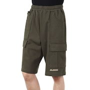 (メンズ)スウェット カーゴ ショートパンツ 101252031006-OLIVE