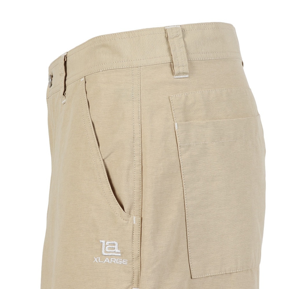 エクストララージ（XLARGE）（メンズ）サイドポケット ショートパンツ 101252031011-BEIGE