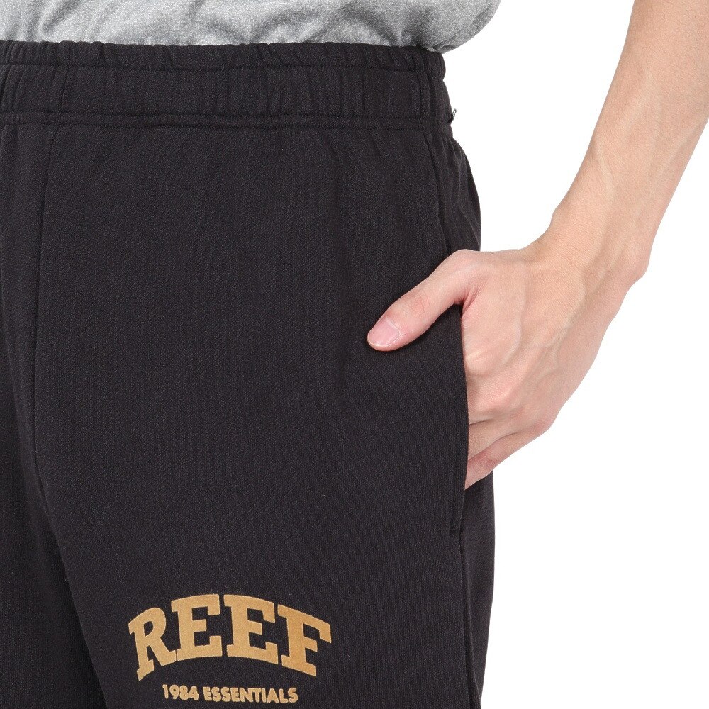 リーフ（REEF）（メンズ）スウェットパンツ WIDE RFPTM2210-BLK