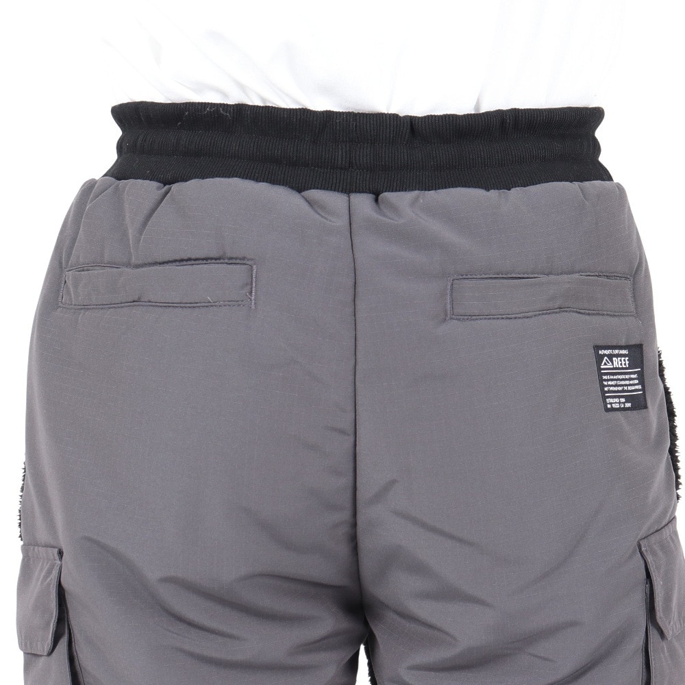 リーフ（REEF）（メンズ）シェルパフリースロングパンツ RFPTM2305-C.GRY