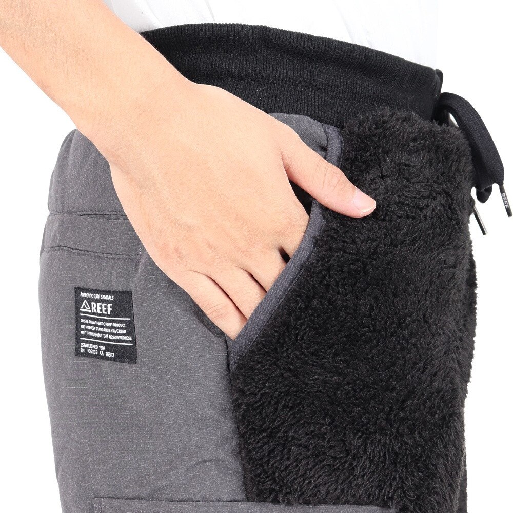 リーフ（REEF）（メンズ）シェルパフリースロングパンツ RFPTM2305-C.GRY