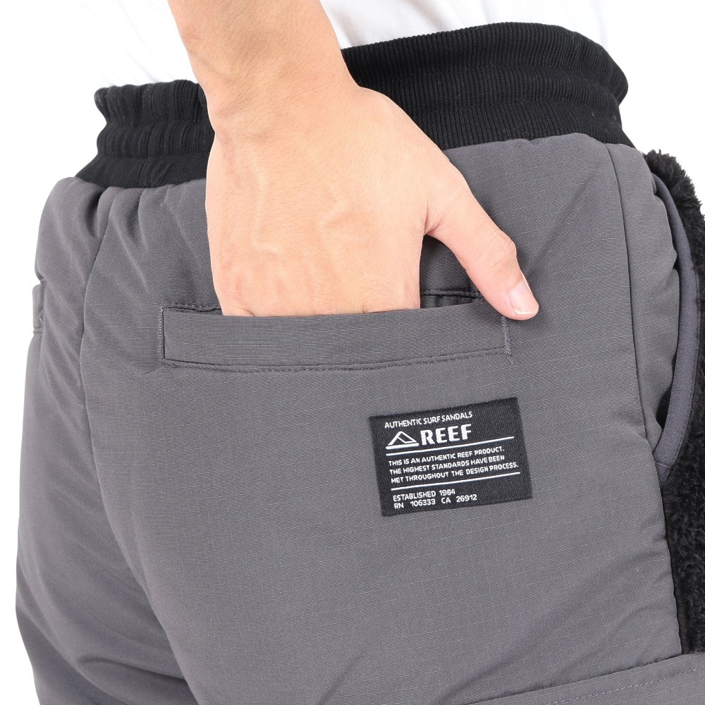 リーフ（REEF）（メンズ）シェルパフリースロングパンツ RFPTM2305-C.GRY