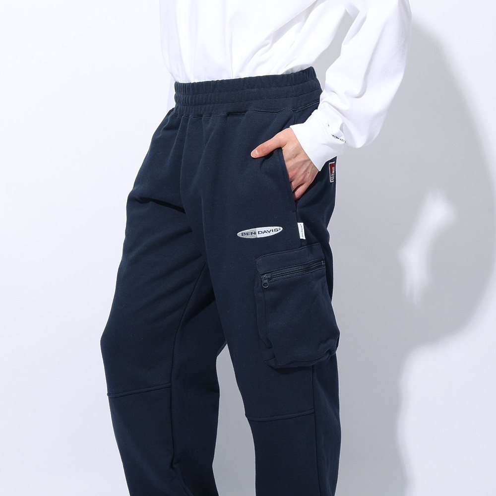 ベンデイビス（BEN DAVIS）（メンズ）カーゴ スウェットパンツ 24780051-NVY