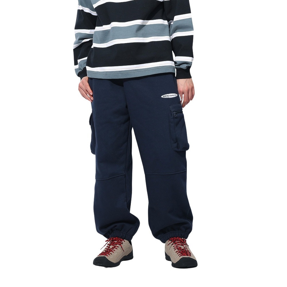 ベンデイビス（BEN DAVIS）（メンズ）カーゴ スウェットパンツ 24780051-NVY