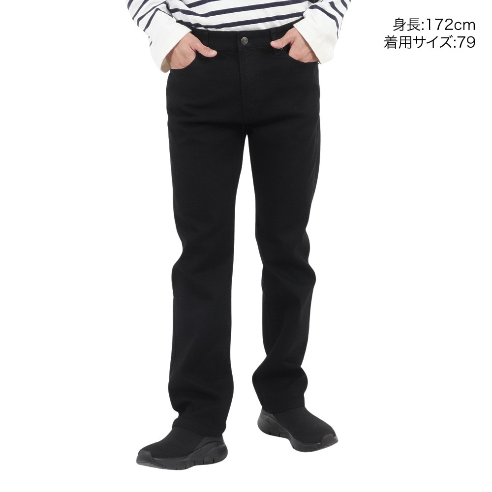 ヘインズ（Hanes）（メンズ）ストレッチデニム5ポケット 067000-BLK