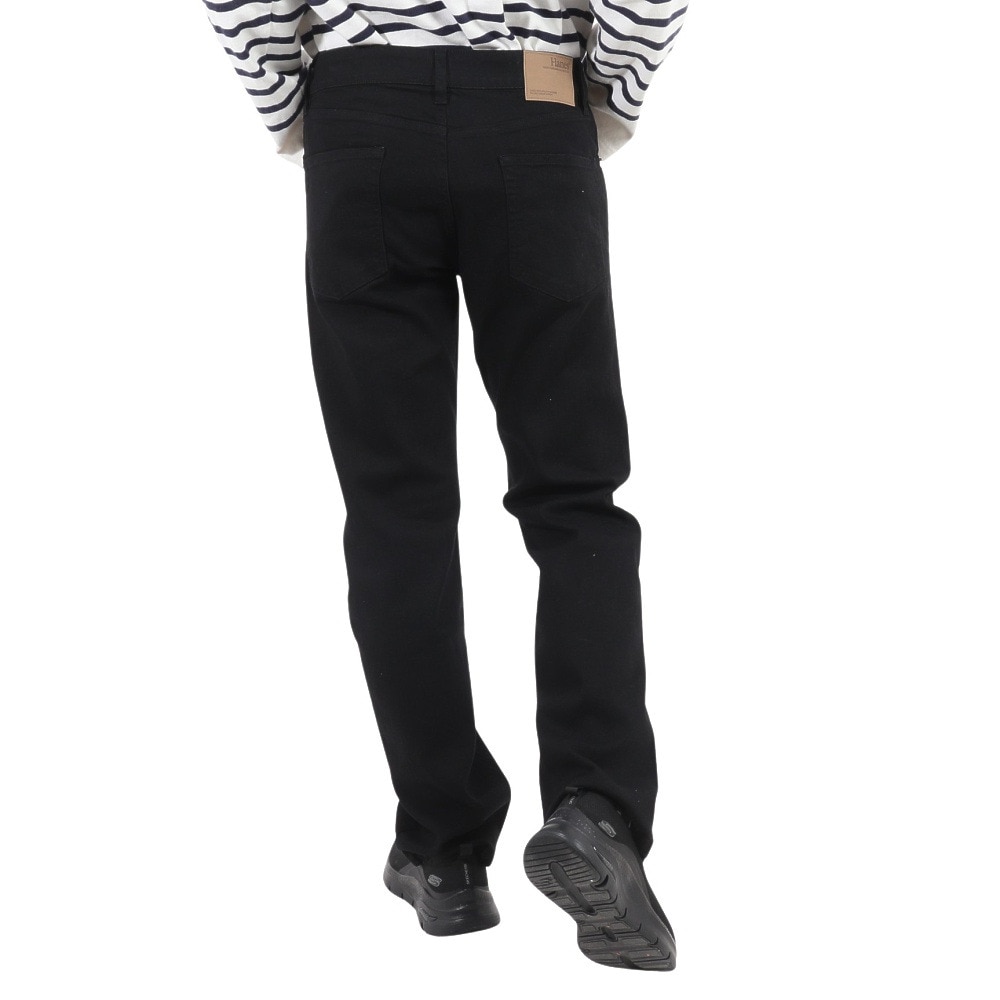 ヘインズ（Hanes）（メンズ）ストレッチデニム5ポケット 067000-BLK