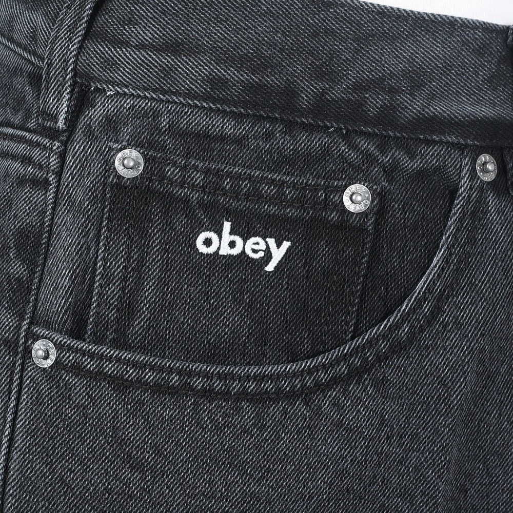 オベイ（OBEY）（メンズ）BIGWIG BAGGY DENIMパンツ 142010087FBLO24P