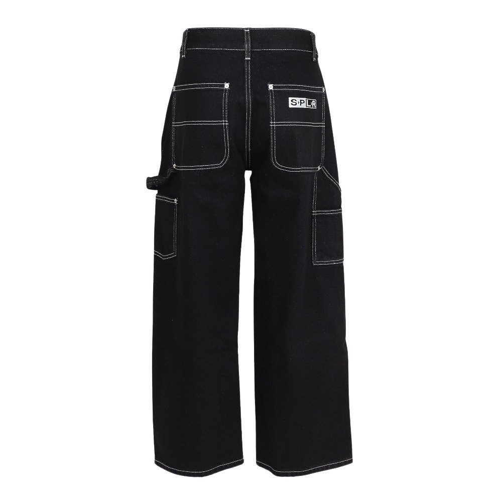 SPLR（SPLR）（メンズ）Contrast Stitch ダブルニー デニム パンツ
