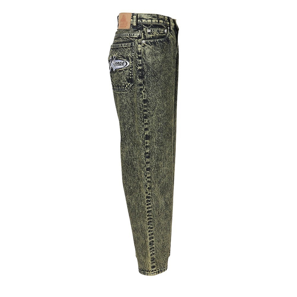 エクストララージ（XLARGE）（メンズ）オーバーダイ デニムパンツ 101243031011-OLIVE