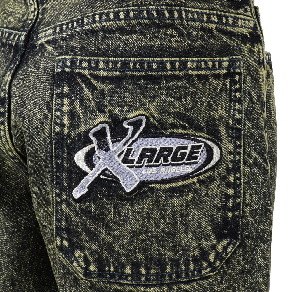 エクストララージ（XLARGE）（メンズ）オーバーダイ デニムパンツ 101243031011-OLIVE