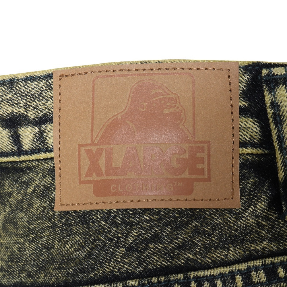 エクストララージ（XLARGE）（メンズ）オーバーダイ デニムパンツ 101243031011-OLIVE