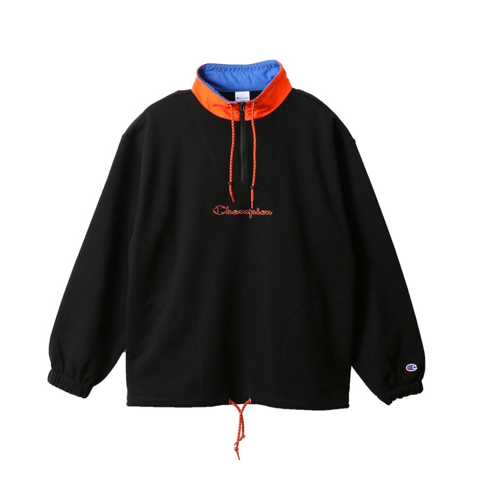 ハーフジップ ロゴスウェットシャツ C3-R002 090 オンライン価格