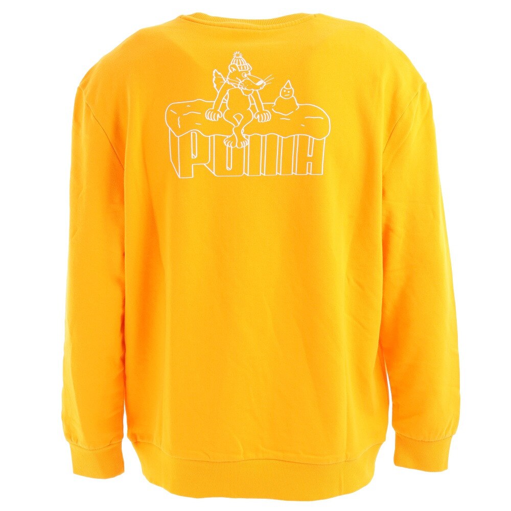 プーマ（PUMA）（メンズ）トレーナー メンズ SUPER PUMA クルーネックシャツ 847535 30 YEL