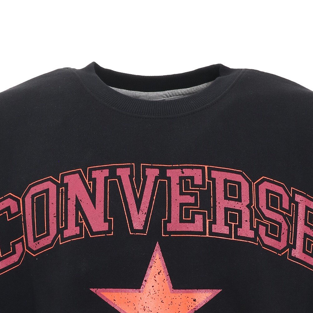 コンバース（CONVERSE）（メンズ、レディース）クルーネックスウェットトレーナー CAA212284-1900