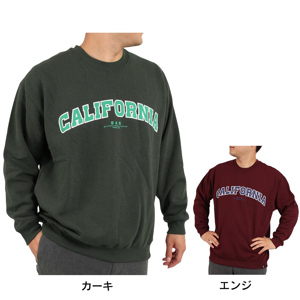 S.A.S（メンズ）裏起毛ヘビースウェット CAL SAS2217201-19