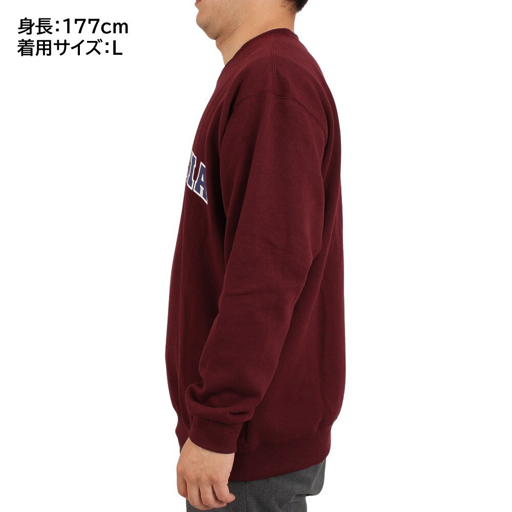 S.A.S（メンズ）裏起毛ヘビースウェット CAL SAS2217201-39:WINE