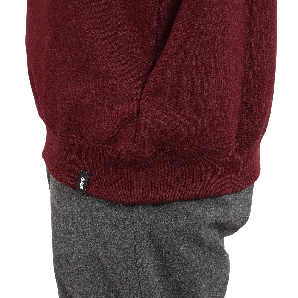 S.A.S（メンズ）裏起毛ヘビースウェット CAL SAS2217201-39:WINE