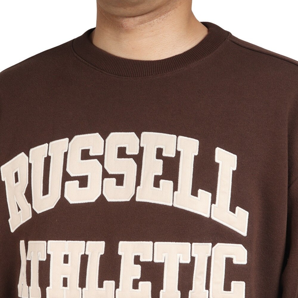 ラッセル（RUSSELL）（メンズ）HIGH COTTON SW クルー トレーナー RBM22F0004 BRN