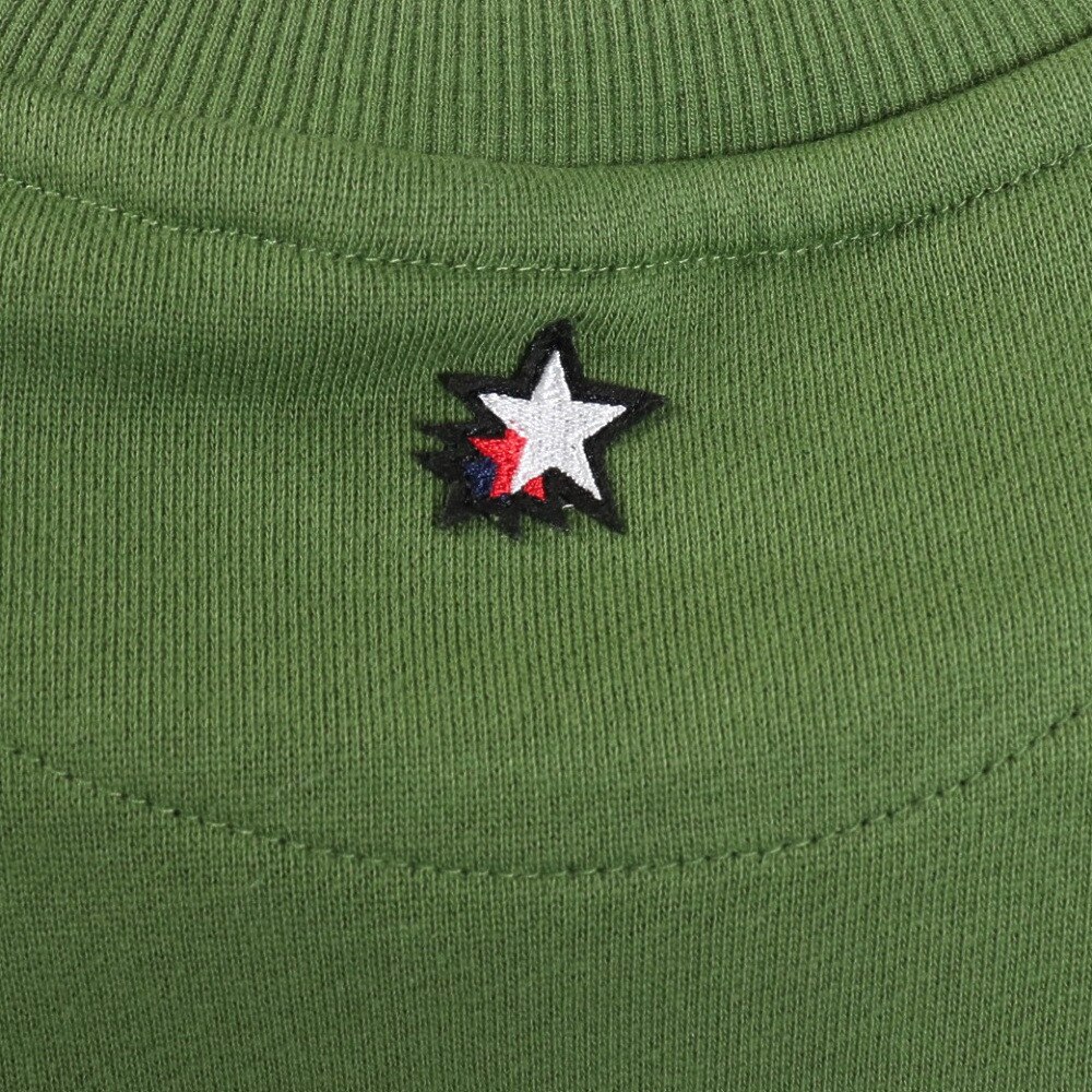 コンバース（CONVERSE）（メンズ、レディース）クルーネック スウェット トレーナー ワンポイント CA212283-4900