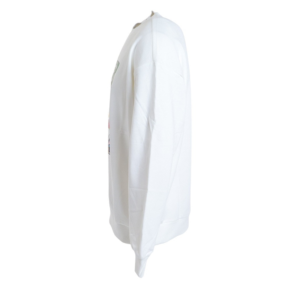 プーマ（PUMA）（メンズ）SUPER PUMA クルースウェット 674807 02 WHT