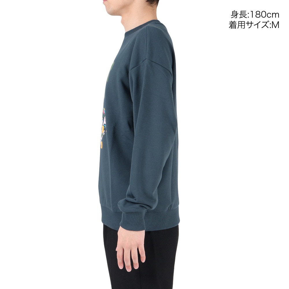 プーマ（PUMA）（メンズ）SUPER PUMA クルースウェット 674807 16 NVY